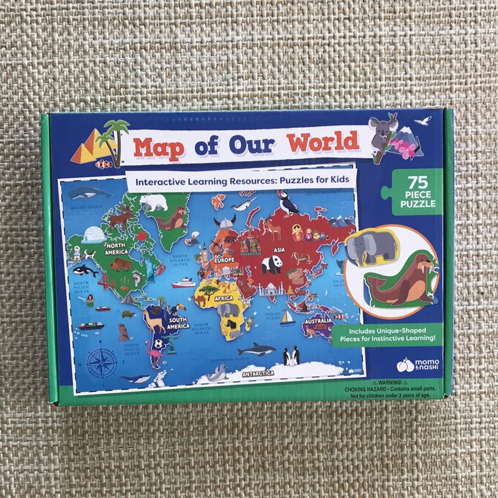 Map of Our World 75-Piece Puzzle